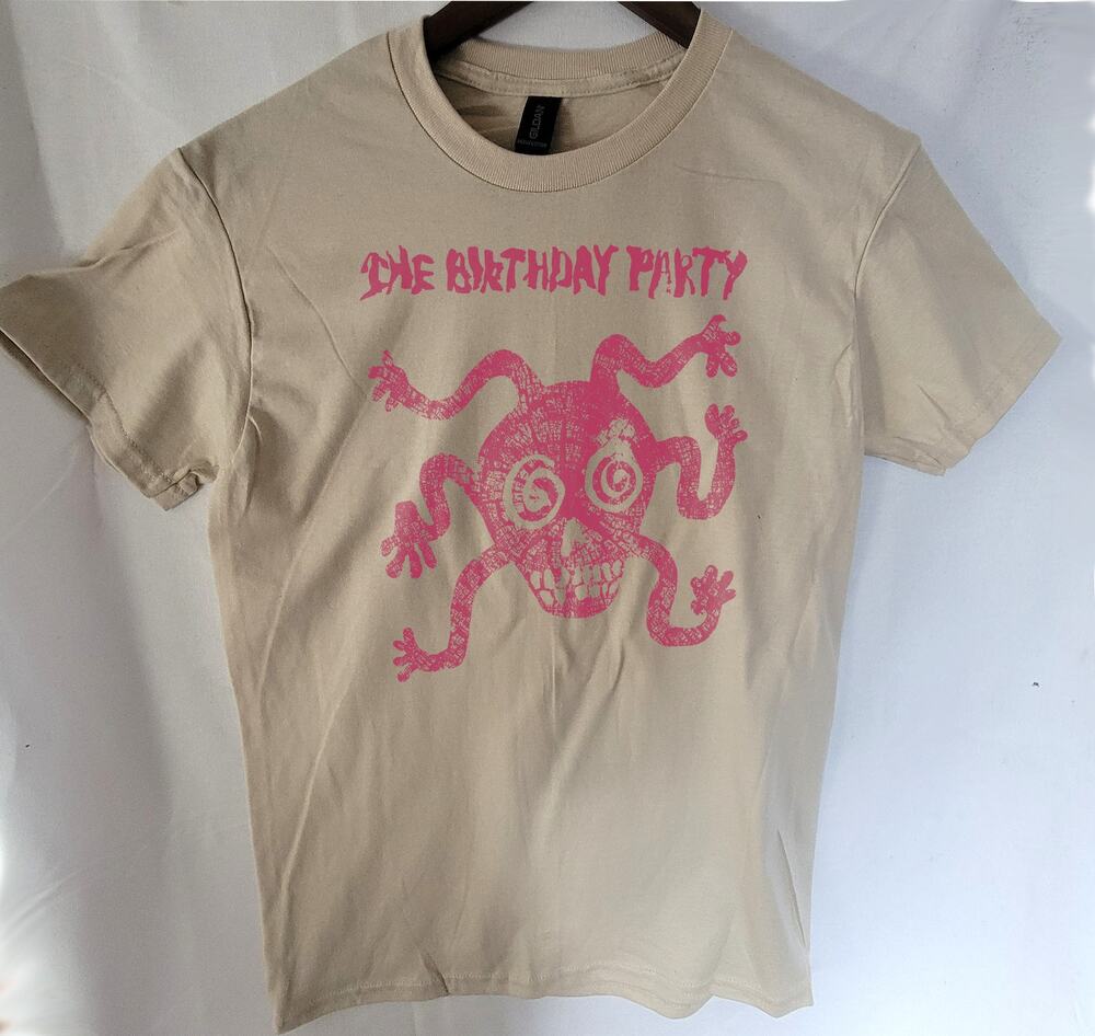 the Birthday Party band t shirt  Size Small Cream